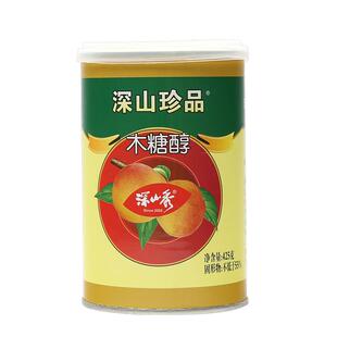 深山秀木糖醇健康鲜美黄桃罐头铁罐保鲜6罐网红水果整箱400g/罐