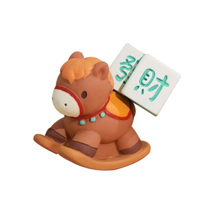 原创马上如愿摆件新年礼物2026马年马上发财本命年吉祥物春节礼品