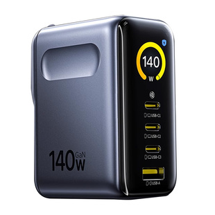倍思140W氮化镓AI数显笔记本充电器iPhone16充电头iPad Air适用苹果17promax华为p70小米120W澎湃充Typec快充