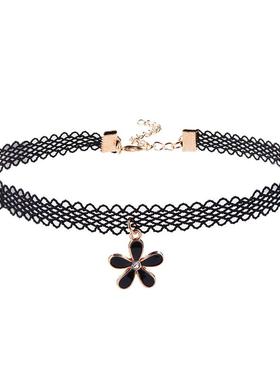 choker脖颈蝴蝶脖颈暗黑系锁骨链