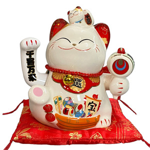 金石工坊招财猫招招右手开业礼品