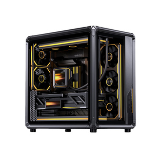 【国补10%】乔思伯X400海景房台式DIY组装电脑14600KF/265K/285K/5060/5060TI/5070/5070TI/5080显卡游戏主机