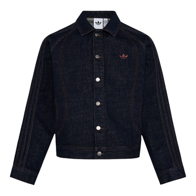 Adidas/阿迪达斯正品三叶草男士休闲时尚牛仔运动夹克外套KT6338