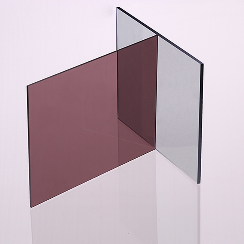 透明PC阳光板中空板遮阳实心板户外雨棚阳光房聚碳酸酯板隔热防晒