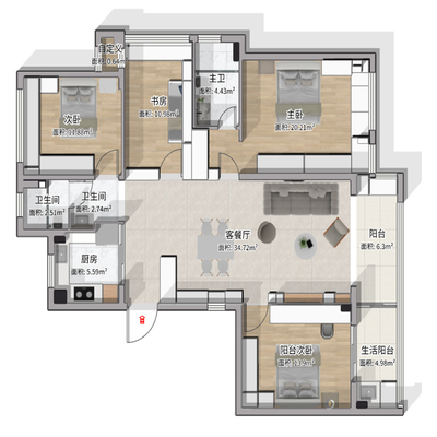 3D效果图制作cad代画施工图纸家装修3dmax室内外建筑设计建模代做