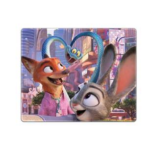 疯狂动物城2鼠标垫朱迪兔尼克狐卡通小号尺寸加厚防水杯垫书桌垫