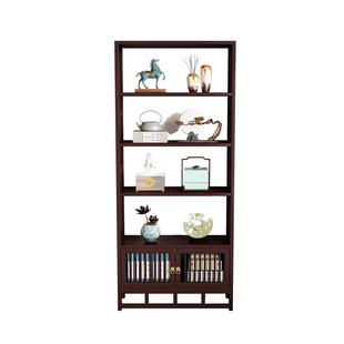 新中式博古架多宝阁架子茶柜置物架茶叶展示架紫砂壶摆放架非实木