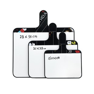 磁博士磁性手持小白板可擦写大号直播间黑板写字板提示板迷你手举答题板手举牌学生幼儿园评委接机手拿计分板