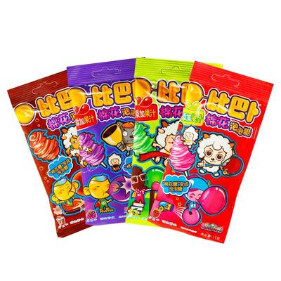 比巴卜泡泡糖儿童棉花口香糖