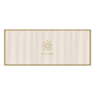 柜子遮挡帘橱柜门帘杂物遮丑帘鞋架书柜防尘帘免打孔厨房滑轨布帘