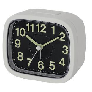 NITORI宜得利家居学生用床头闹铃钟简约卧室夜光闹钟 可自动亮灯