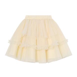 RBIGX瑞比克童装冬季新款女童潮流设计感植绒波点蛋糕裙