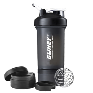 GWHEY Protein Shaker Bottle Sports Gym Mixer Cup Blender