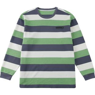 【布丁棉卫衣】奕时代胖男童圆领卫衣大童打底衫条纹上衣男孩大码