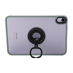 适用iPadmini7保护套酷安酷品超薄磁吸平板电脑保护壳TPU软边防摔透明套无盖背板简约高级撞色按键PC硬壳