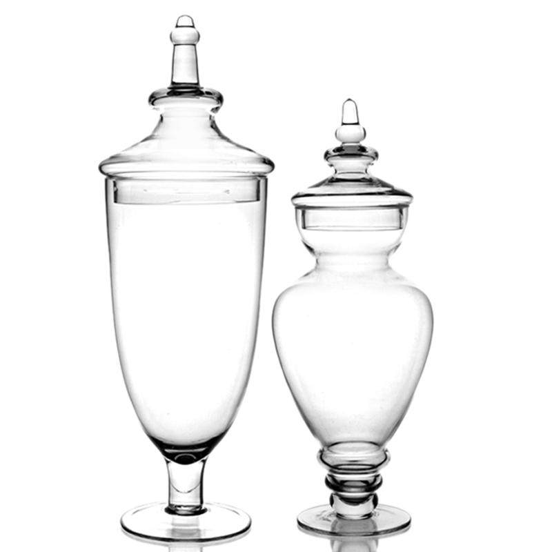 水晶欧式玻璃糖果罐家居软装甜品