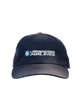 【官方直营】Liberaiders FADED AIRLINE 复古做旧鸭舌棒球帽26SS