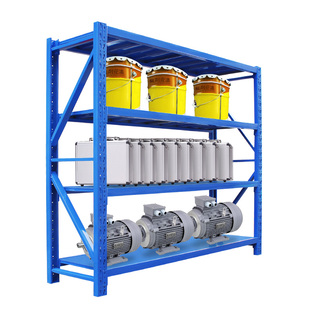 固腾货架仓储仓库重型货架超强承重多层加厚重物货物架工业置物架