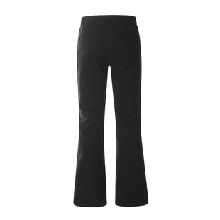 BurnBro【517版型】微喇黑色弹力牛仔裤男cleanfit直筒休闲长裤子