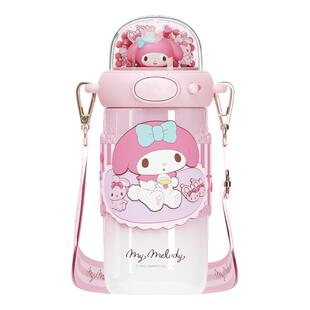 三丽鸥保温杯女高颜值可爱小学生上学专用便携喝水杯子吸管儿童杯