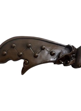 树脂关公神像青龙偃月刀摆件