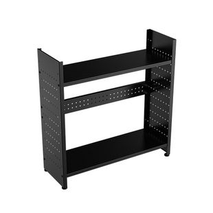 置物架桌面PS5手柄收纳架子带洞洞板铁艺架子多层储物架主机架