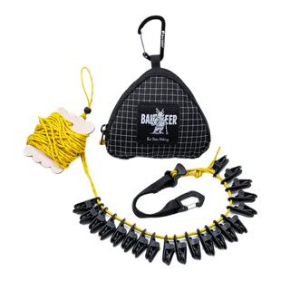 旅游酒店晾衣绳便携免打孔挂衣架室内晒衣绳防风户外旅行必备神器