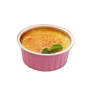 布丁杯烤箱用带盖一次性耐高温可烤烘焙慕斯蛋糕杯法式焦糖布蕾杯