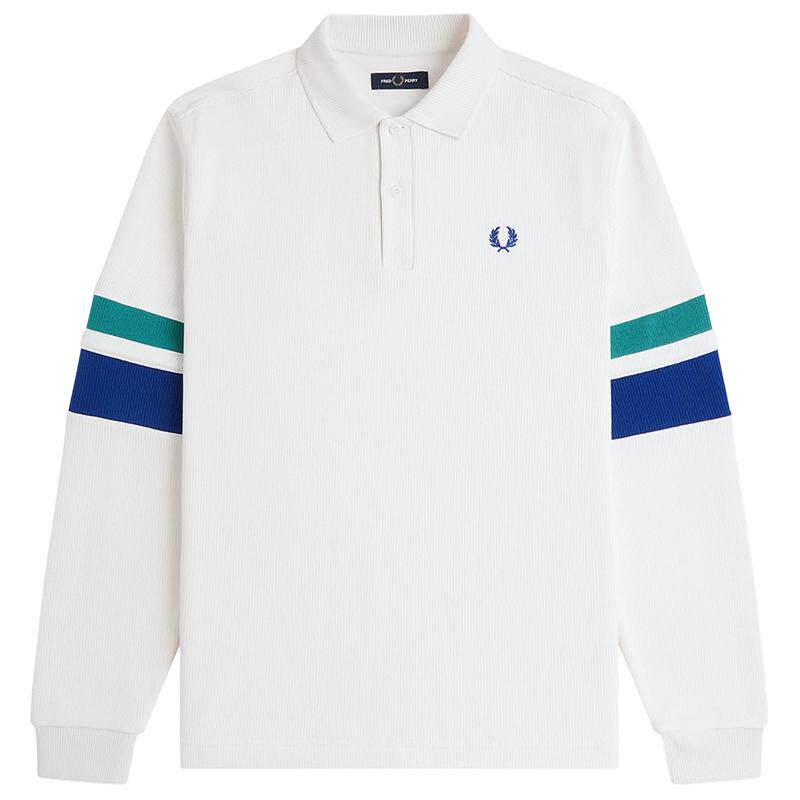 FREDPERRY拼色长袖上衣