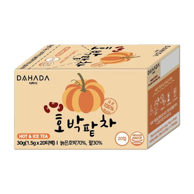 韩国DAHADA南瓜红豆茶冷热双泡茶