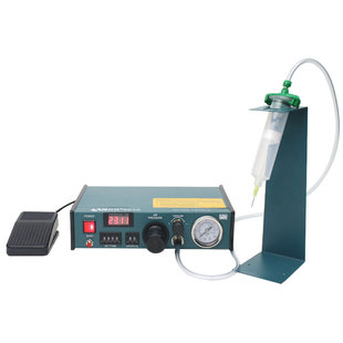 得力马全自动点胶机数显983A/983B 半自动982打胶机 滴胶机灌胶机