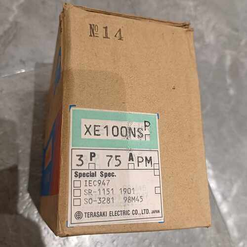 议价全新日本寺琦断路器XE100NS 3P 75A，库存余料，原