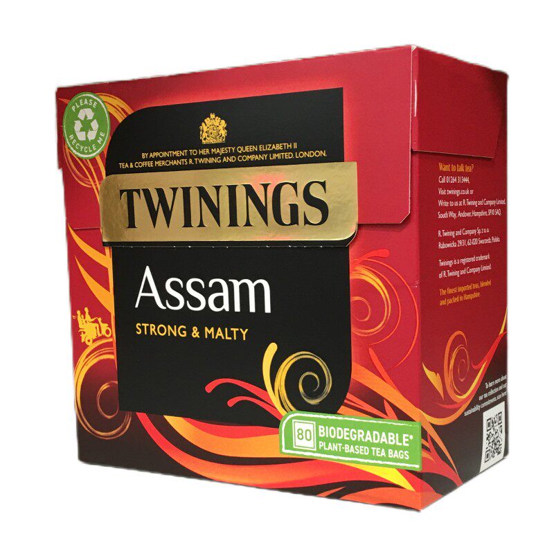 UK版川宁茶阿萨姆红茶80包英国本土生产原装进口Twinings