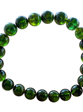 天然猫眼绿碧玺手链饰品礼物情侣