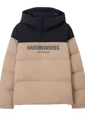 雅鹿男童加厚短款羽绒服