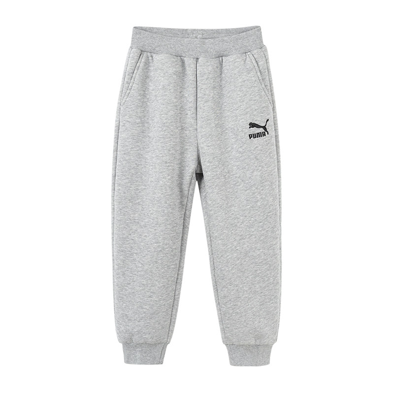 PUMA彪马官方正品童装裤子新款儿童针织长裤运动裤保暖加绒卫裤