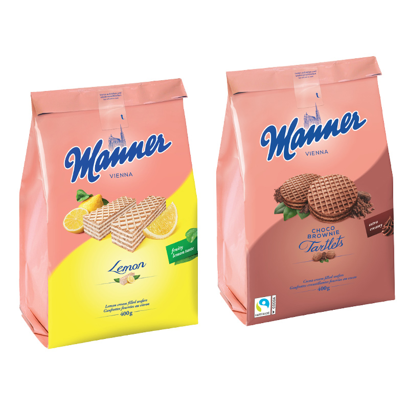 Manner奥地利进口巧克力柠檬威化饼干零食小吃休闲食品多口味