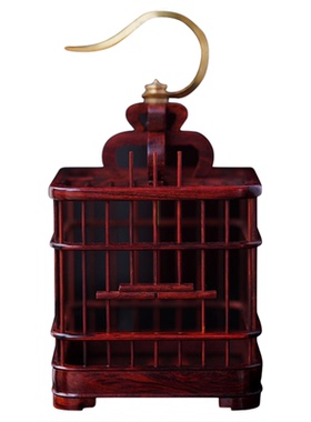 印度小叶紫檀拢财蝈蝈笼鸟笼