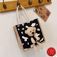 Коровь шаблон черный