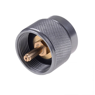 扁气罐焊枪气炉头转换器美式曼普Mapp固特丁烷丙烷气体连接转接头