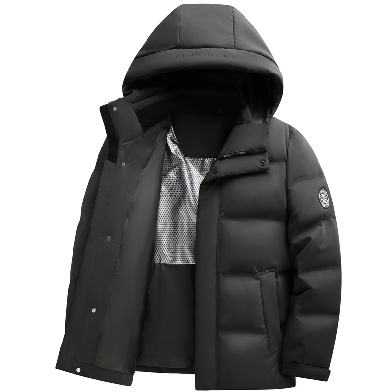 恒源祥中老年男冬季加厚羽绒服
