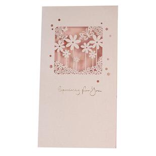 新款镂空雕刻贺卡儿童卡片ins风商务手写幼儿园小学生日祝福感谢高级感教师节送老师手写信七夕情人节明信片