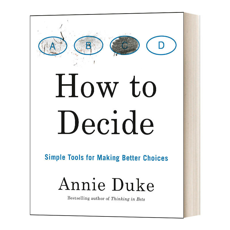 英文原版 How to Decide 如何做决定 英文版 进口英语原版书籍