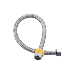 304不锈钢编织软管热水器进水管冷热水龙头4分管防爆高压马桶软管