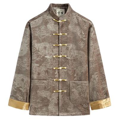 玄笙中式唐装男秋季新款