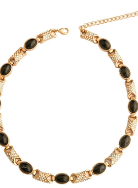 新款中古轻奢宫廷风项链