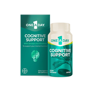 【自营】拜耳OneADay脑活胶囊专注补脑集中记忆力可搭鱼油DHA服用