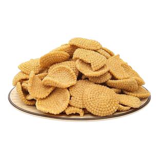 安徽老字号白根柱斗笠黄小米煎饼锅巴休闲小吃儿童膨化零食