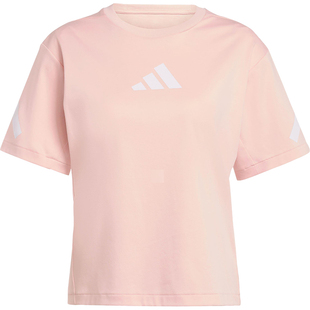 Adidas/阿迪达斯官方正品ZNE T-SHIRT女士运动针织圆领短袖KC7908