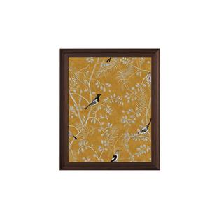 《花鸟册》法式中古风客厅装饰画复古玄关艺术壁画中国风餐厅挂画